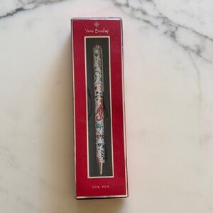Vera Bradley Sea Life Ball Point Pen in Red and Blue Nautical print.